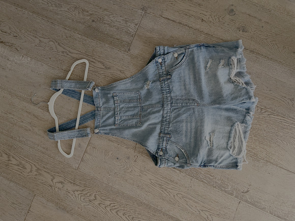Ripe Maternity Short Overalls - Picture 1 of 5